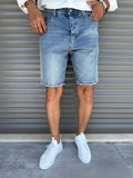 Erkek Baggy Jean Şort