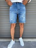 Erkek Baggy Jean Şort