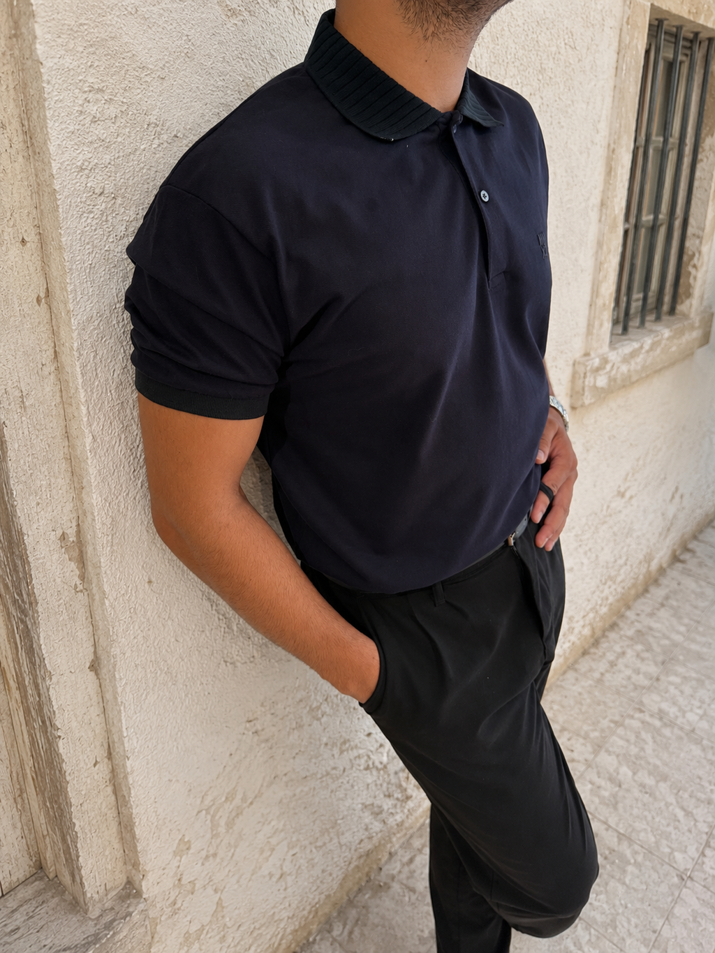 Nakış Detay Basic Polo Yaka