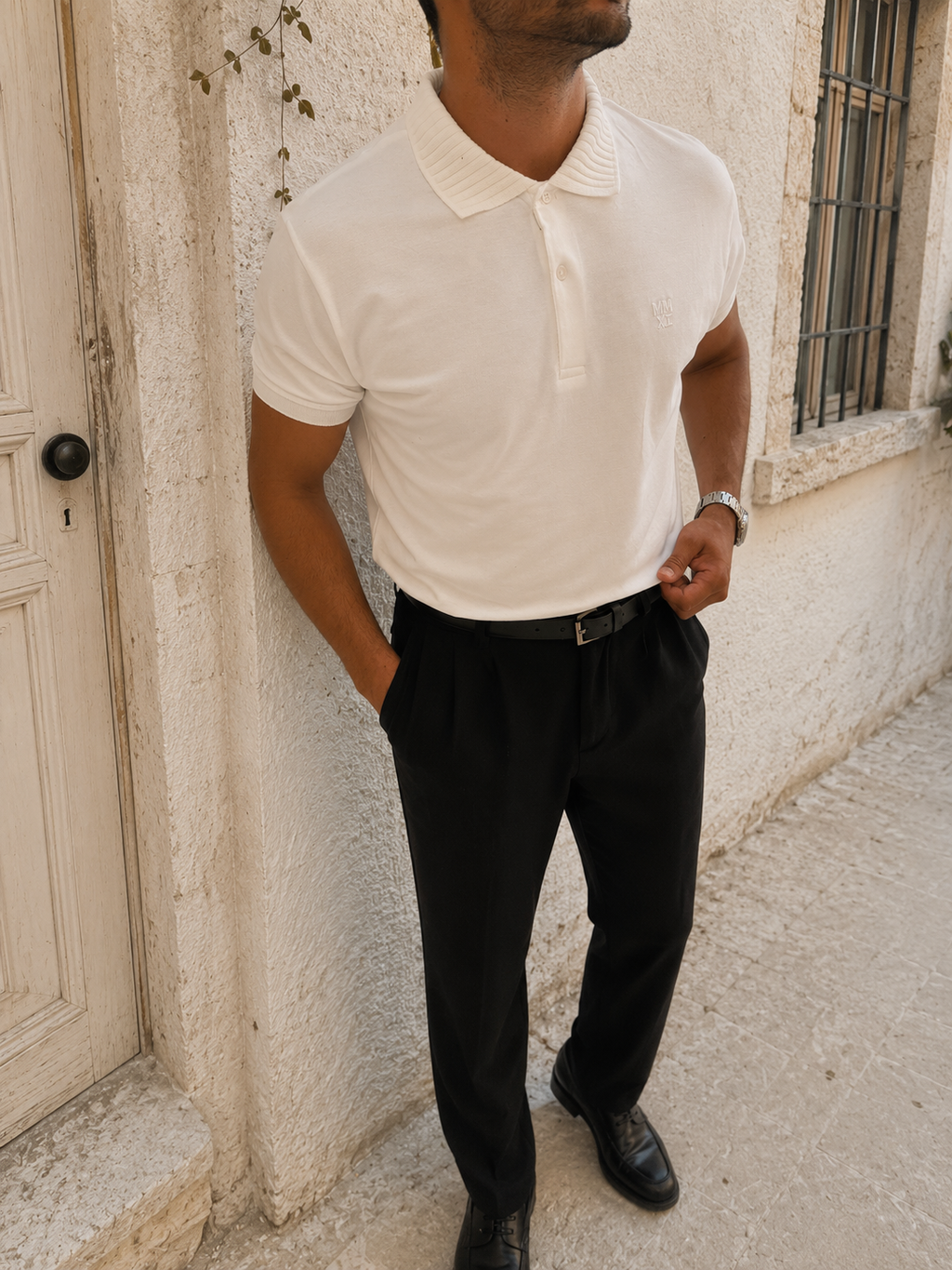 Nakış Detay Basic Polo Yaka
