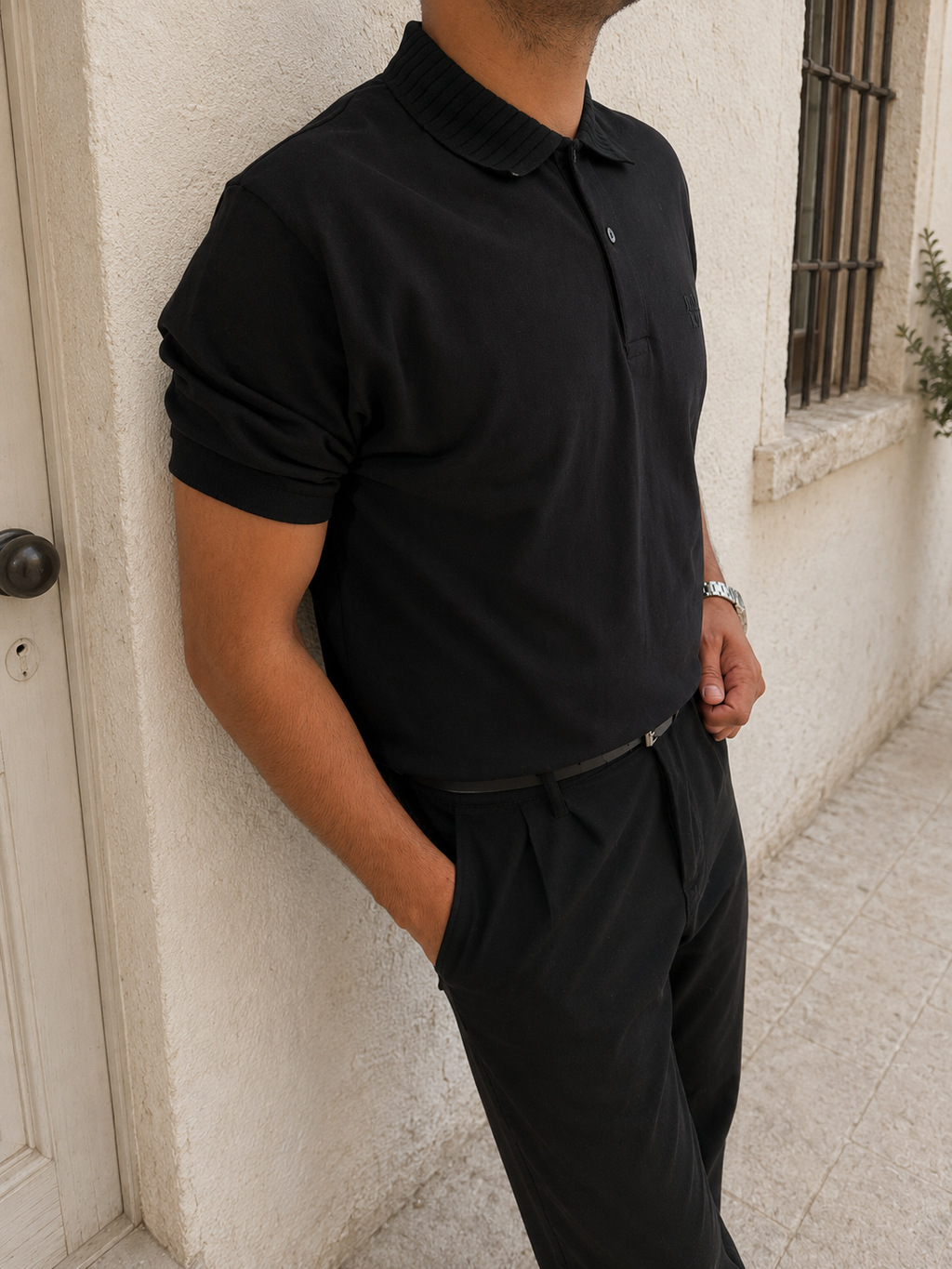 Nakış Detay Basic Polo Yaka