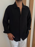 Müslin Kumaş Oversize  Gömlek